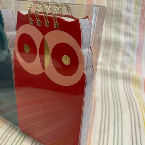 Kate Spade Owl Notebooks Set of 3 Notepads Work from Home Office Supplies NWT - Picture 5 of 6